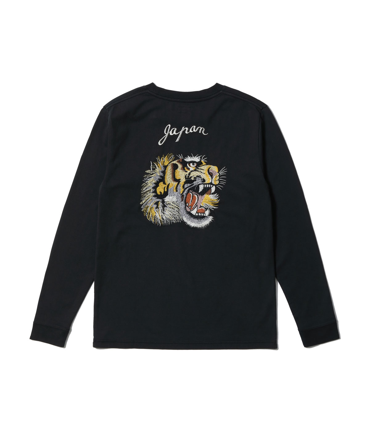 Lot No. TT69649 / LONG SLEEVE SUKA T-SHIRT EMBROIDERED ��TIGER��