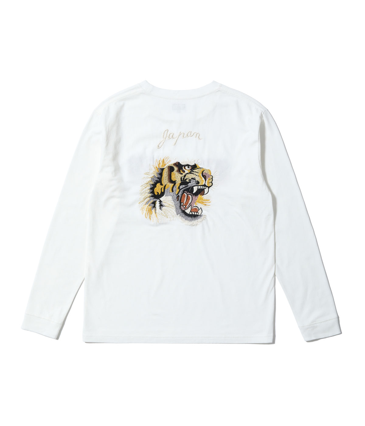 Lot No. TT69649 / LONG SLEEVE SUKA T-SHIRT EMBROIDERED ��TIGER��