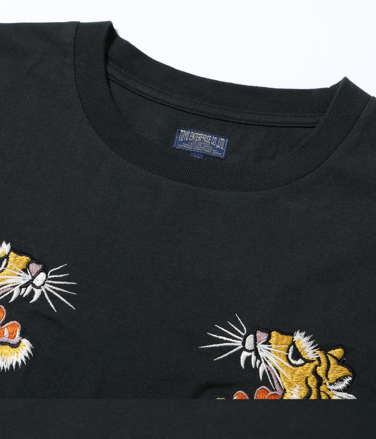 Lot No. TT69649 / LONG SLEEVE SUKA T-SHIRT EMBROIDERED ��TIGER��