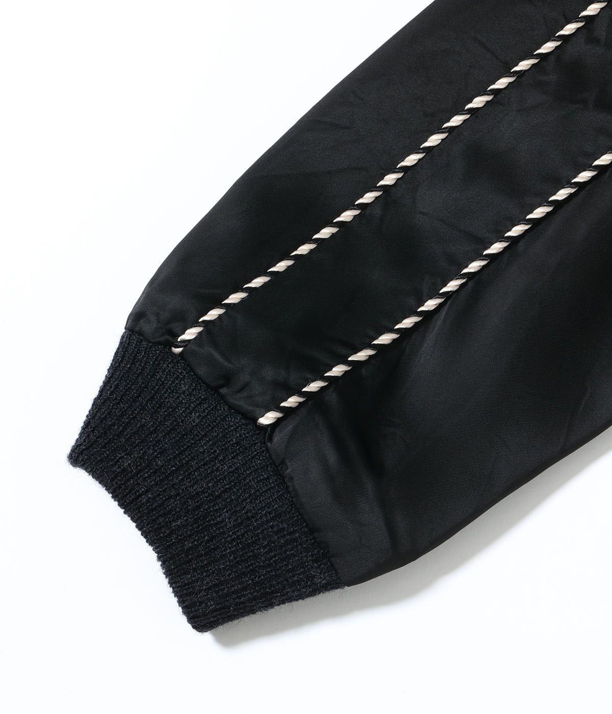 Lot No. TT15912-119 / Late 1940s Style Acetate Souvenir Jacket KOSHO & CO. Special Edition ��WHITE TIGER�� �� ��JAPAN MAP��