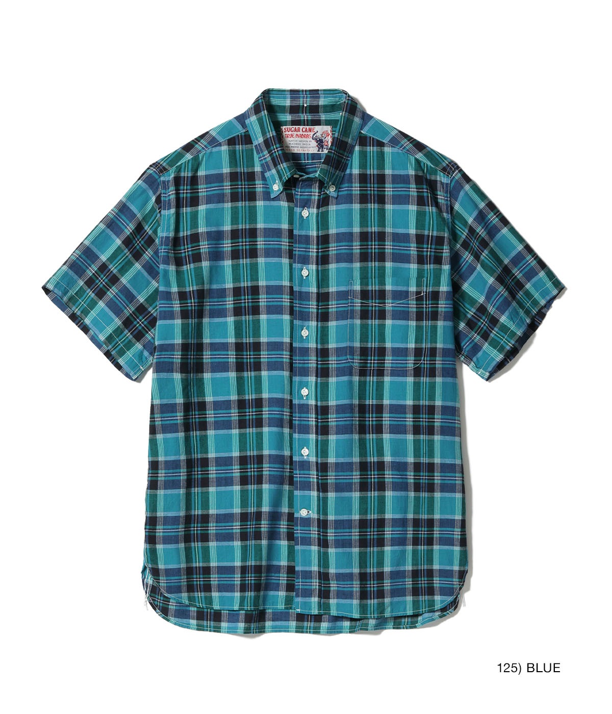 2026ǯ5��28������ / Lot No. SC39738 / MADRAS CHECK BUTTON DOWN SHIRT