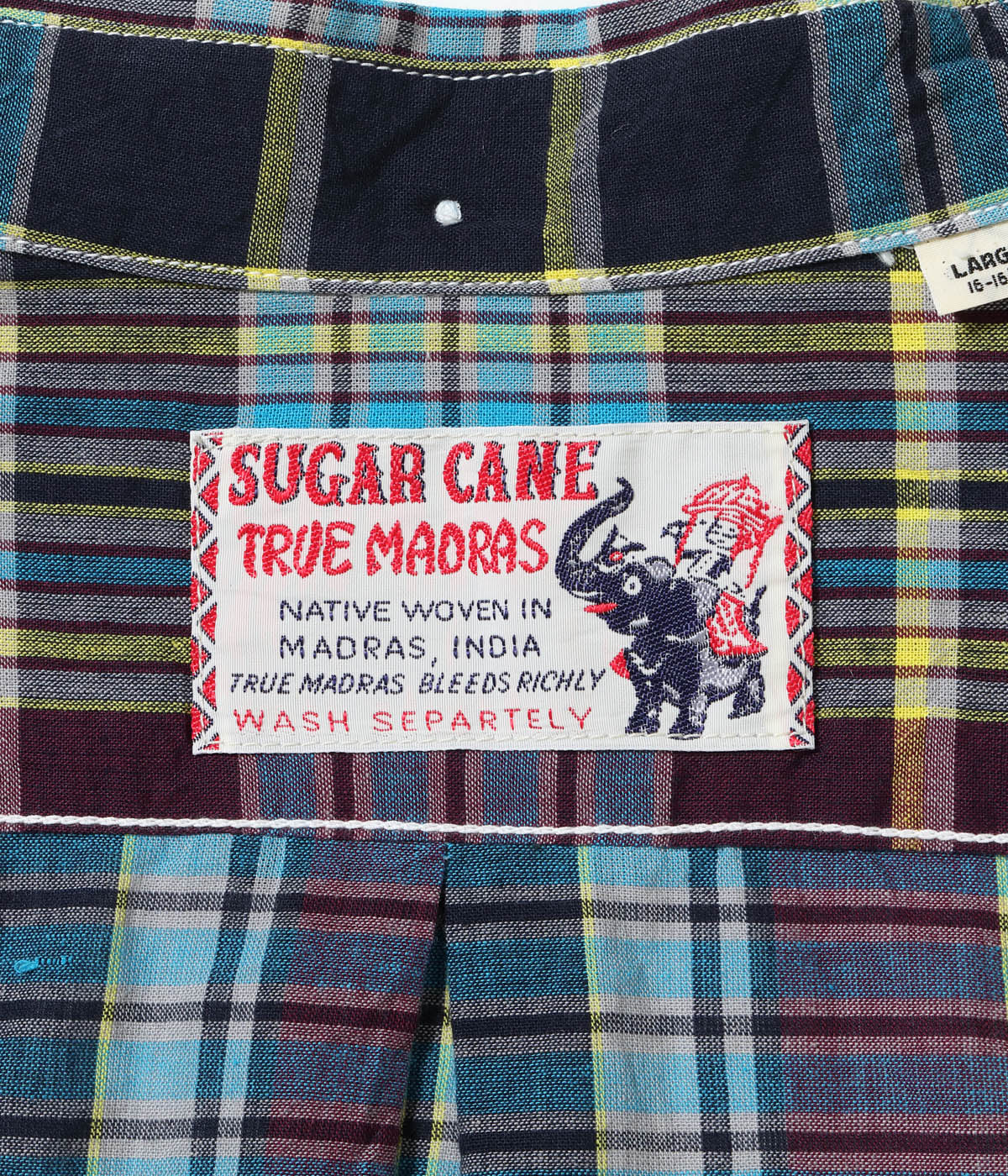 2026ǯ5��28������ / Lot No. SC39738 / MADRAS CHECK BUTTON DOWN SHIRT