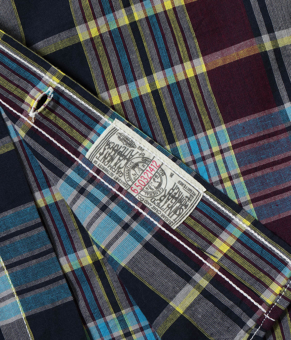 2026ǯ5��28������ / Lot No. SC39738 / MADRAS CHECK BUTTON DOWN SHIRT
