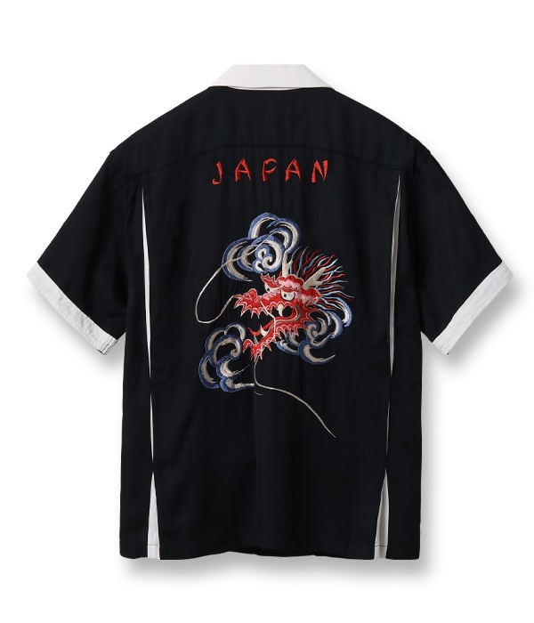 Lot No. TT39102 / SUKA BOWLING SHIRT ��DRAGON HEAD��