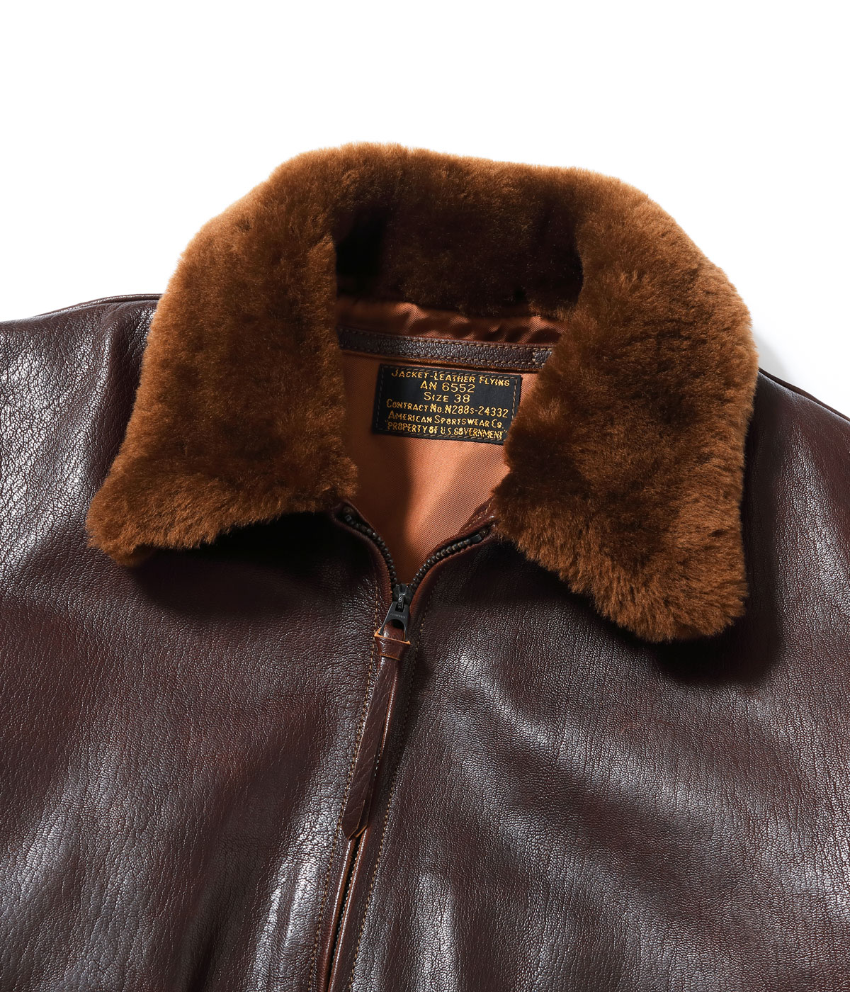 Lot No. BR80661 / Type AN6552 ��AMERICAN SPORTSWEAR CO.��