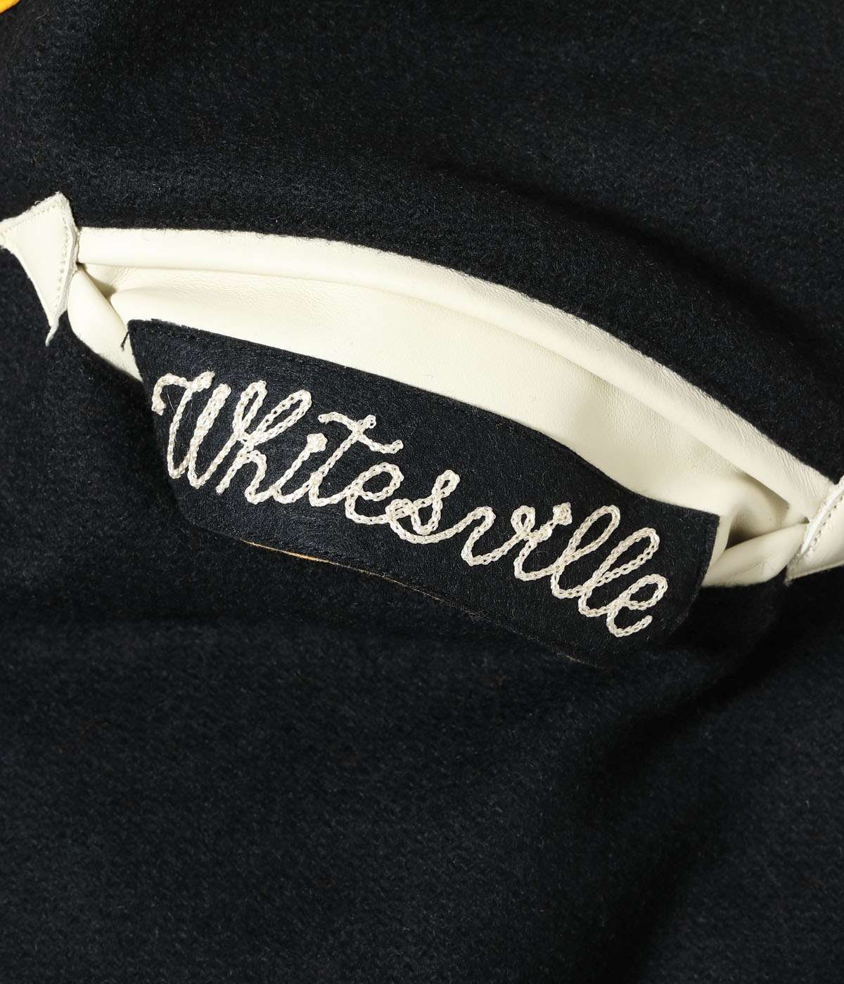 Lot No. WV15785-119 / 30oz. WOOL MELTON AWARD JACKET ROARING TIGER (BLACK)