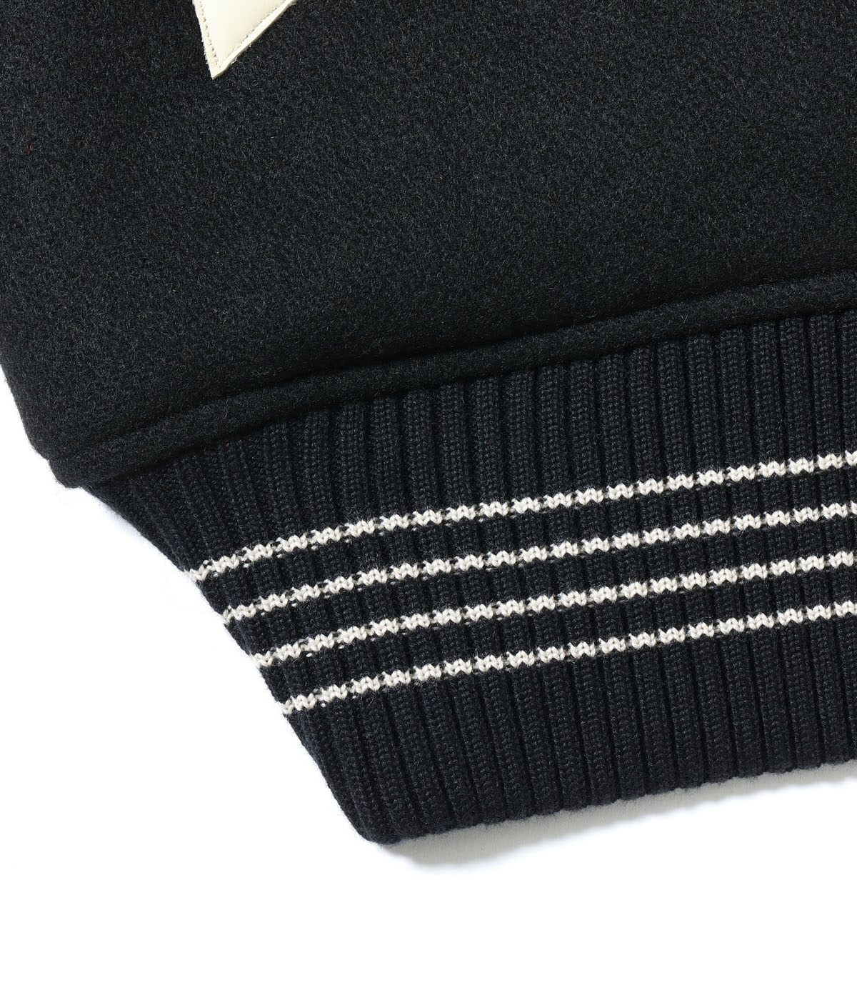 Lot No. WV15785-119 / 30oz. WOOL MELTON AWARD JACKET ROARING TIGER (BLACK)