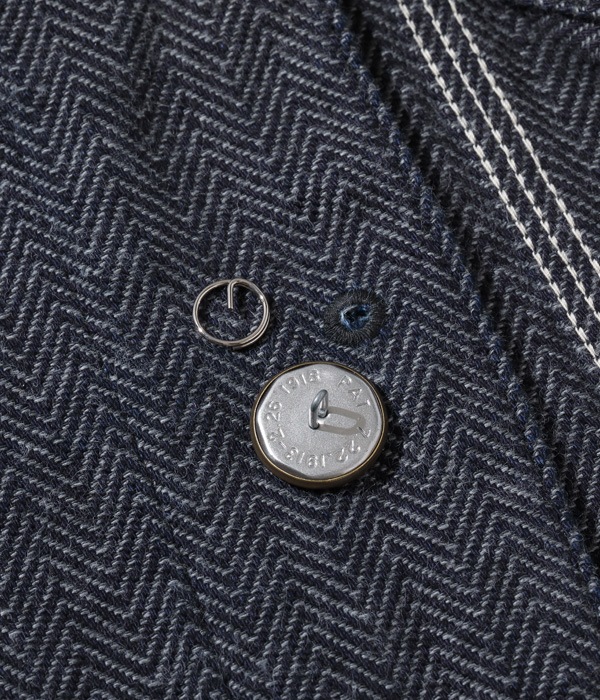 Lot No. SC15207 / FICTION ROMANCE 12oz. INDIGO COTTON TWEED WORK COAT