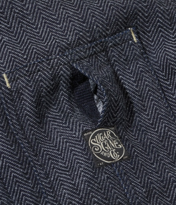 Lot No. SC15207 / FICTION ROMANCE 12oz. INDIGO COTTON TWEED WORK COAT