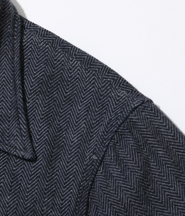 Lot No. SC15207 / FICTION ROMANCE 12oz. INDIGO COTTON TWEED WORK COAT