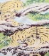 Lot No. SS39014 / RAYON HAWAIIAN SHIRT FIGHTING TIGER