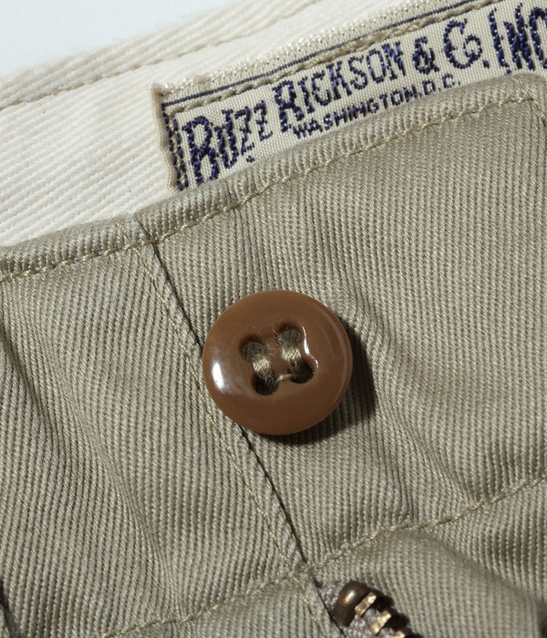 Lot No. BR40025 / BUZZ RICKSONS ORIGINAL SPEC. CHINOS (ONE WASH)