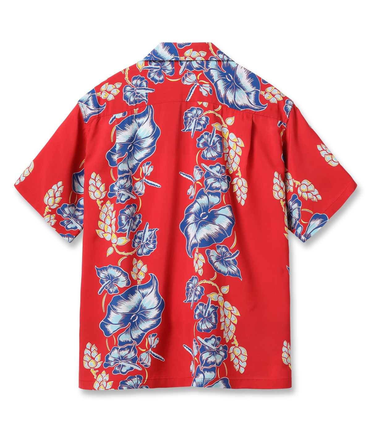 Lot No. SS39425 / RAYON HAWAIIAN SHIRT ��ISLAND FLOWER CHAIN��