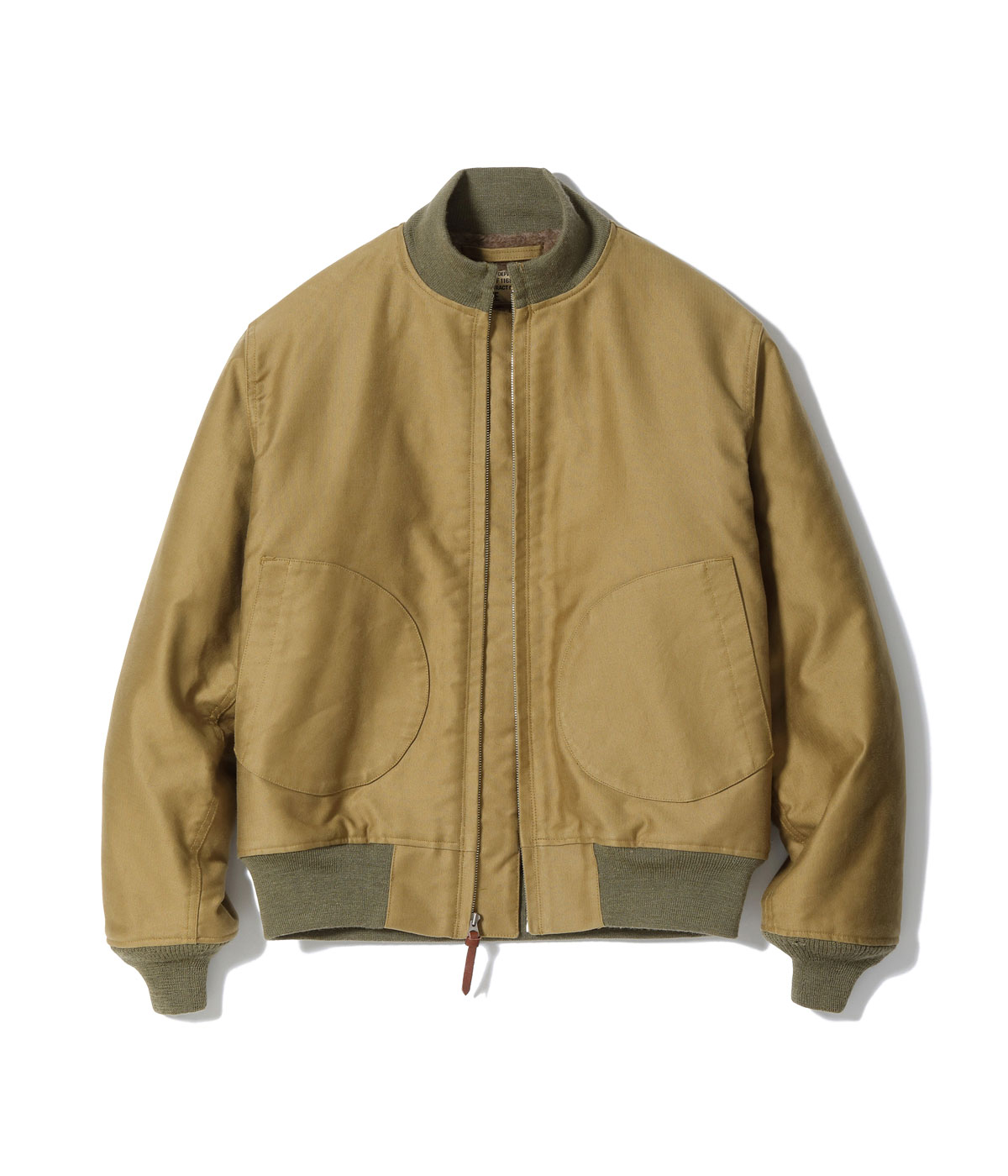 Lot No. BR15759 / Type DECK ZIP ALPACA AND WOOL PILE LINING ��NAVY DEPARTMENT��