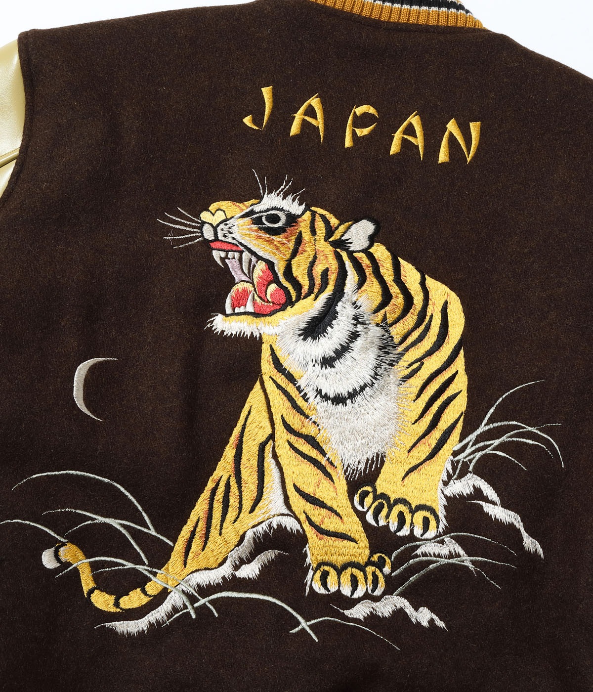 Lot No. WV15785-138 / 30oz. WOOL MELTON AWARD JACKET ROARING TIGER (BROWN)