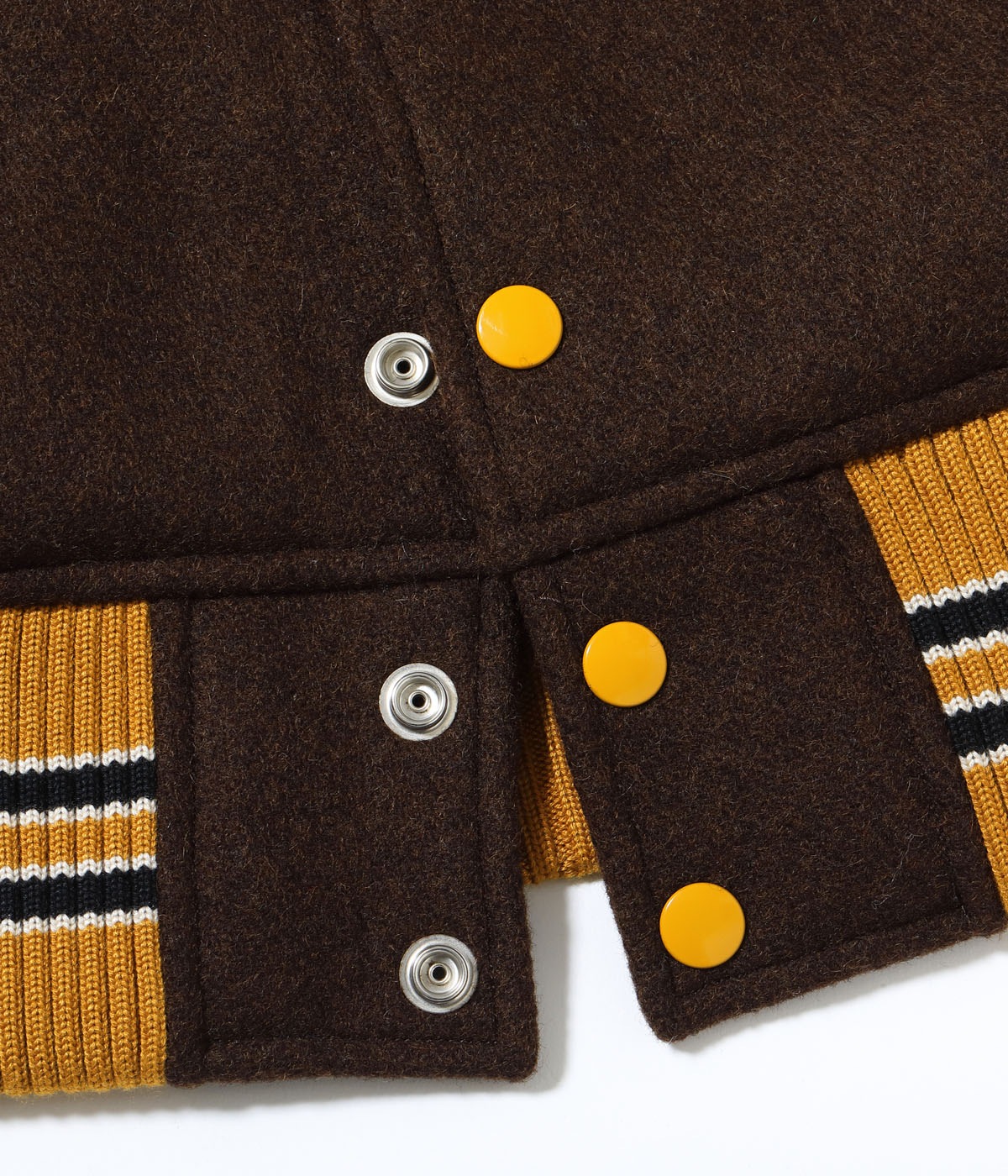 Lot No. WV15785-138 / 30oz. WOOL MELTON AWARD JACKET ROARING TIGER (BROWN)