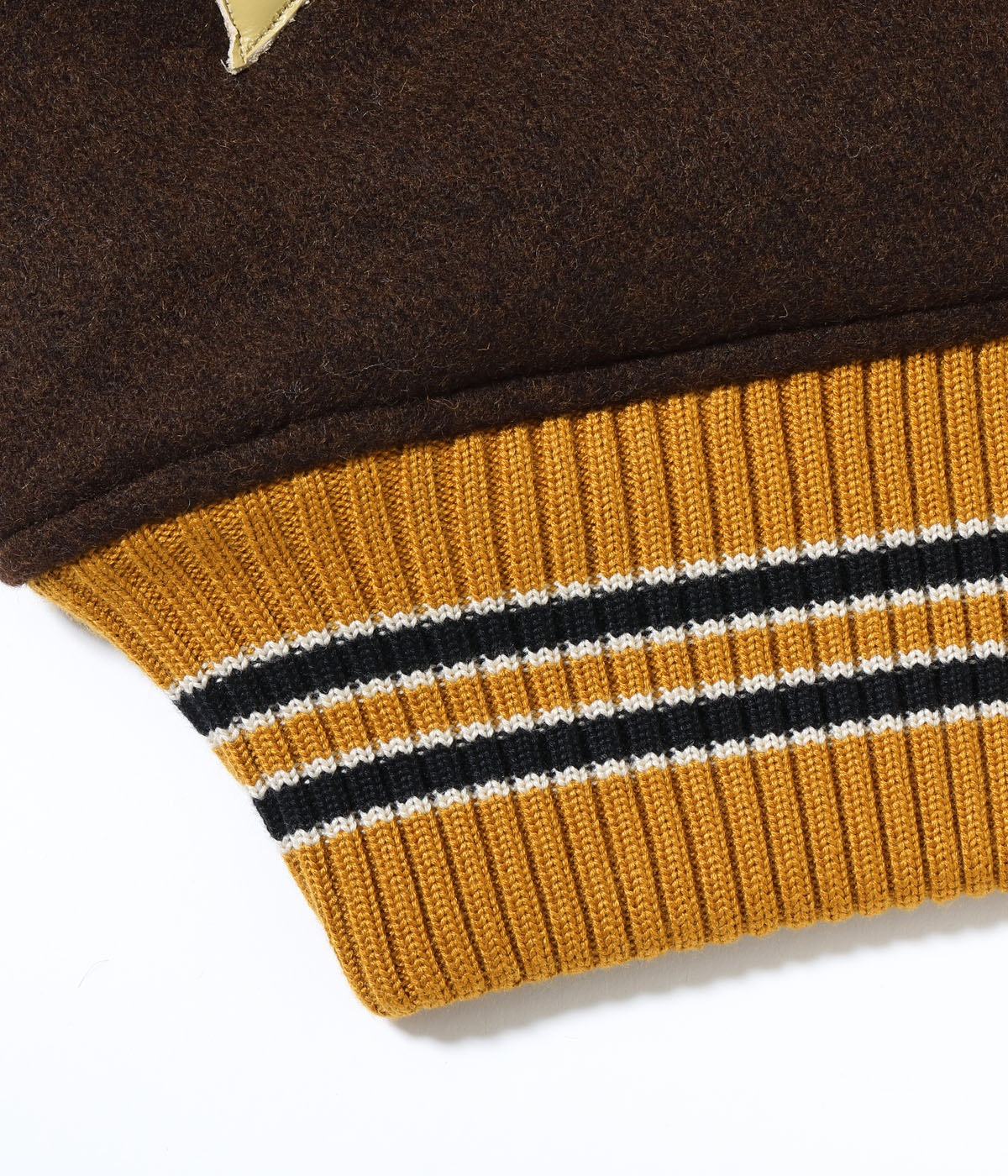 Lot No. WV15785-138 / 30oz. WOOL MELTON AWARD JACKET ROARING TIGER (BROWN)