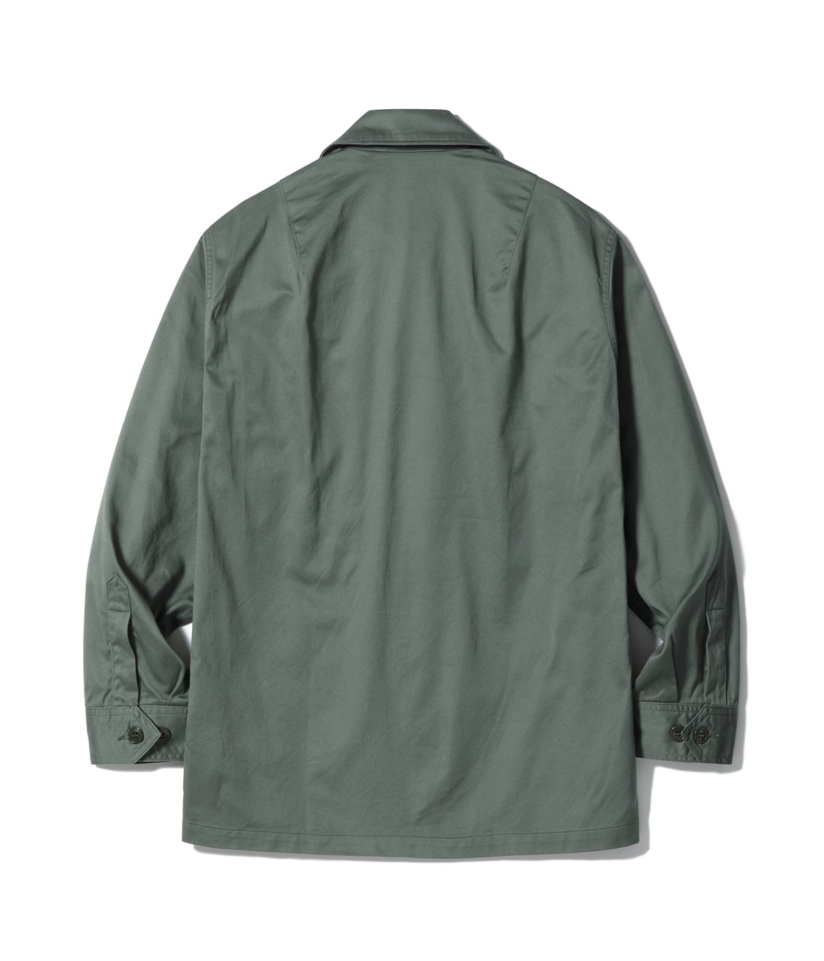 Lot No. BR29658 / SHIRT, UTILITY, COTTON SAGE GREEN