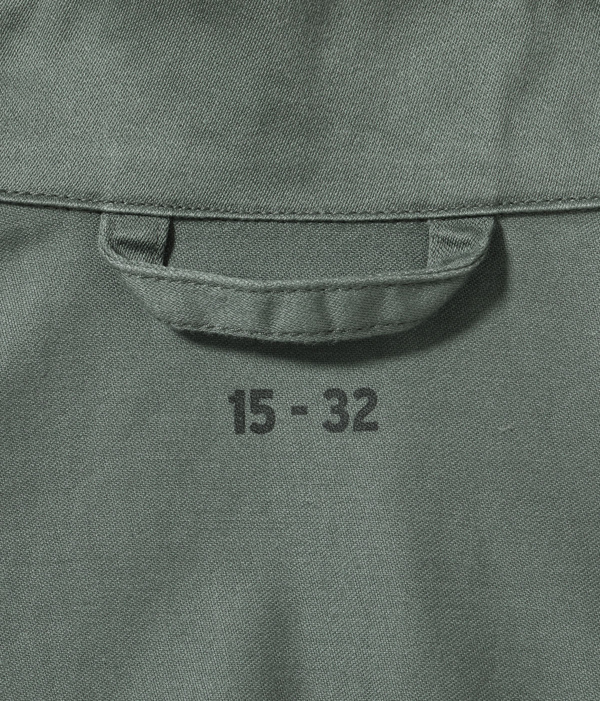 Lot No. BR29658 / SHIRT, UTILITY, COTTON SAGE GREEN