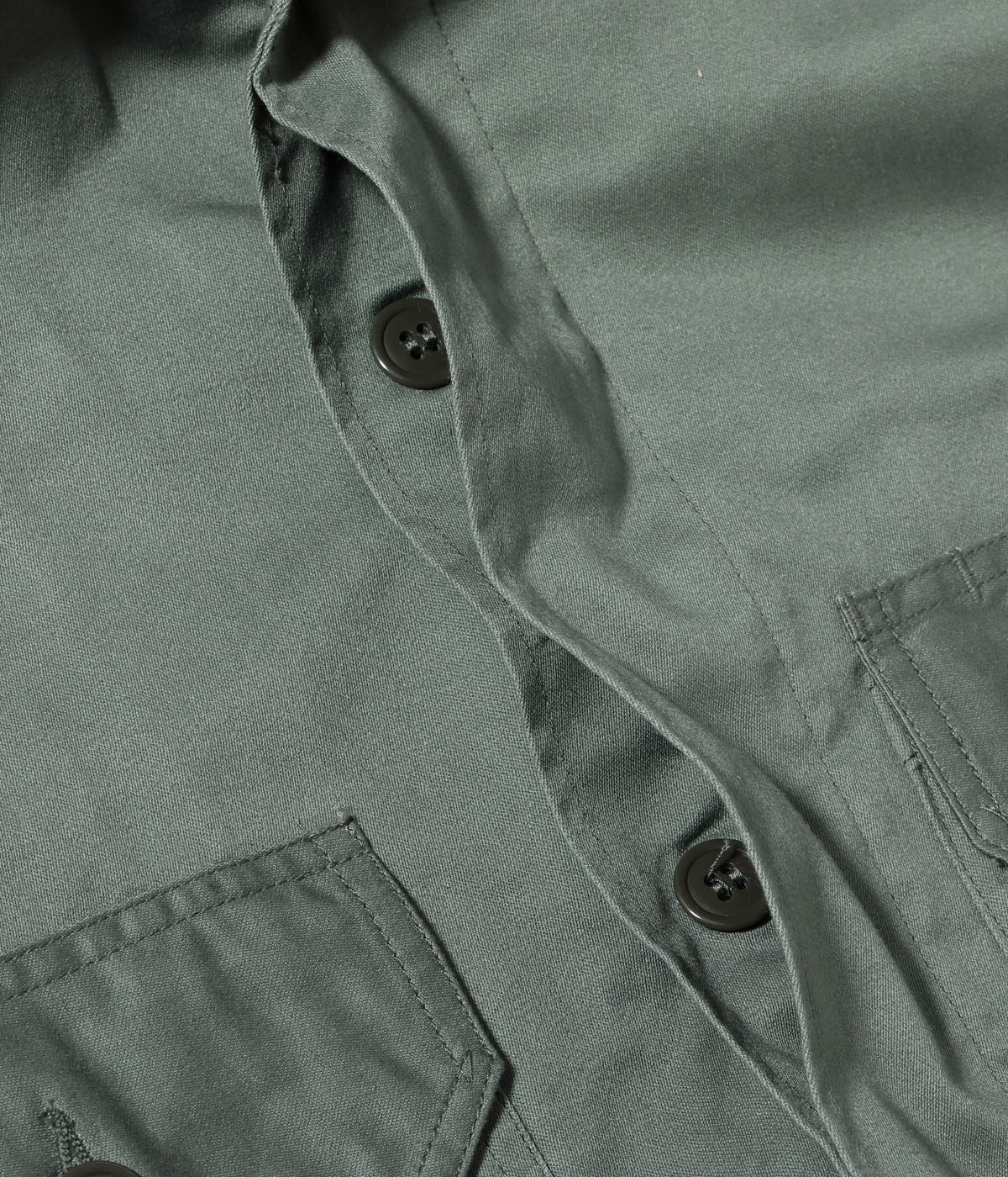 Lot No. BR29658 / SHIRT, UTILITY, COTTON SAGE GREEN