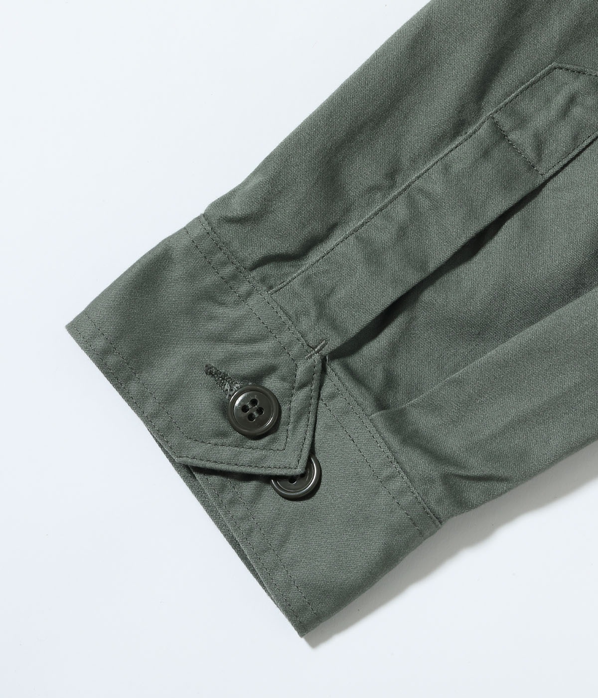 Lot No. BR29658 / SHIRT, UTILITY, COTTON SAGE GREEN