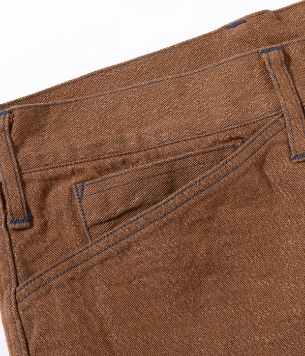 Lot No. BR42314 / WWI BROWN DENIM ARMY TROUSERS
