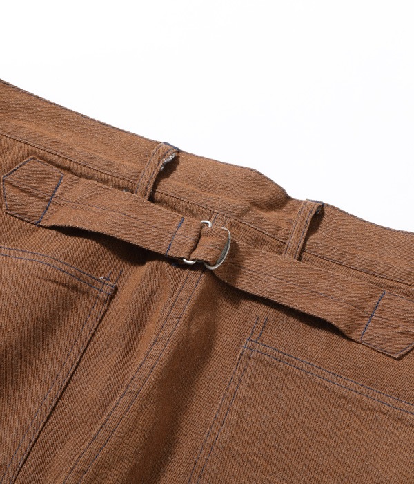 Lot No. BR42314 / WWI BROWN DENIM ARMY TROUSERS