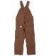 Lot No. HD42317 / HEADLIGHT 9oz. BROWN DUCK OVERALLS