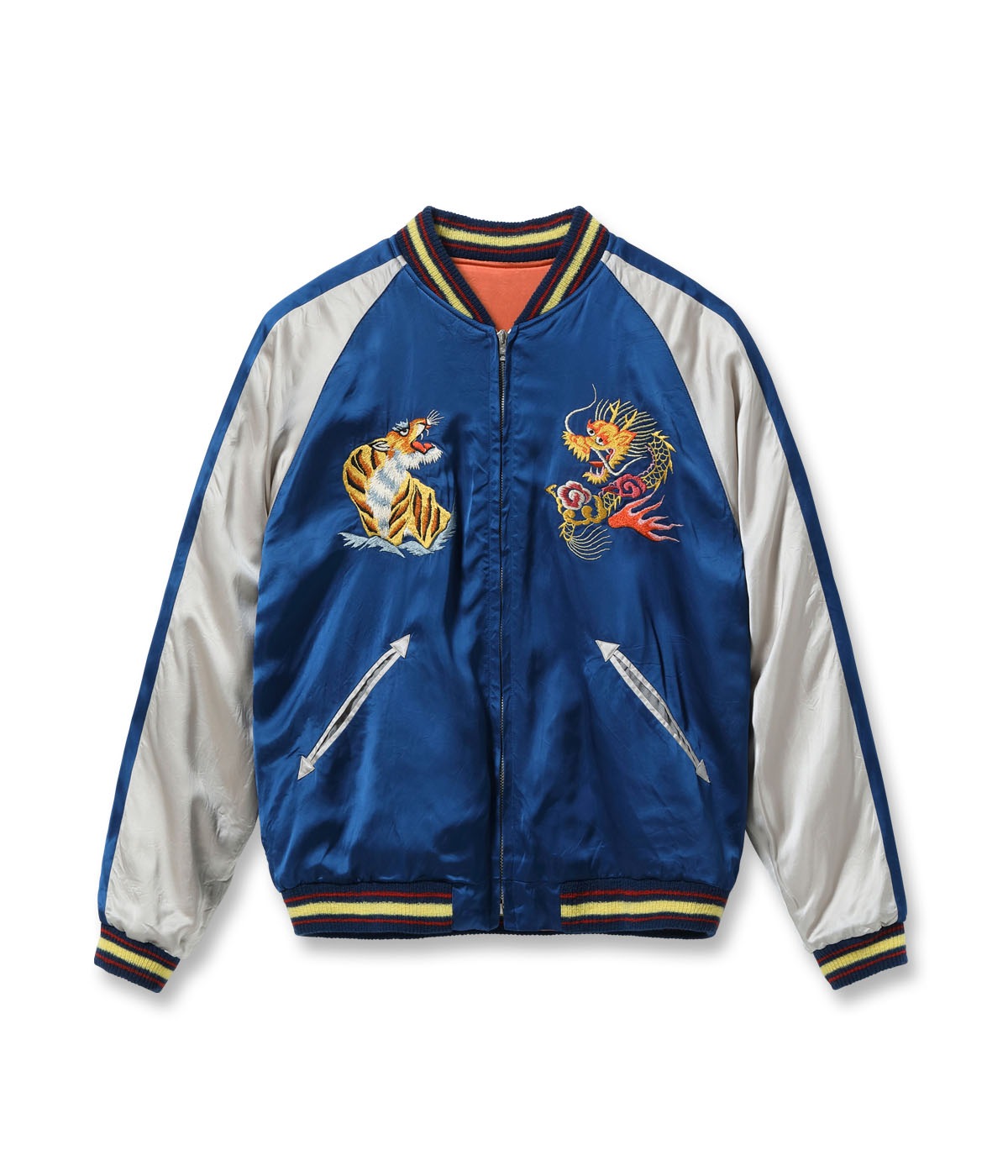 Lot No. TT15911-159 / Late 1940s Style Acetate Souvenir Jacket KOSHO & CO. Special Edition ��EAGLE & DRAGON�� �� ��JAPAN MAP��