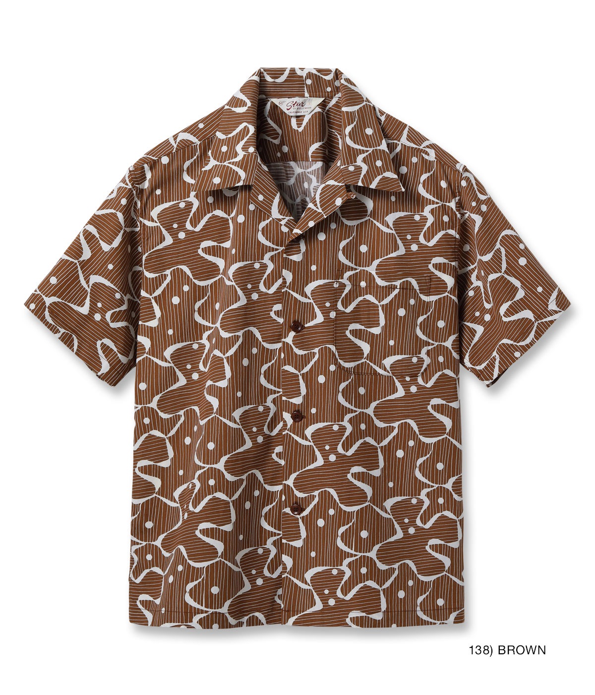 Lot No. SH39714 / TYPEWRITER COTTON OPEN SHIRT ��WATER SURFACE��
