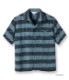 Lot No. SH38382 / HIGH DENSITY RAYON OPEN SHIRT ��STRIPES�� (SHORT SLEEVE)