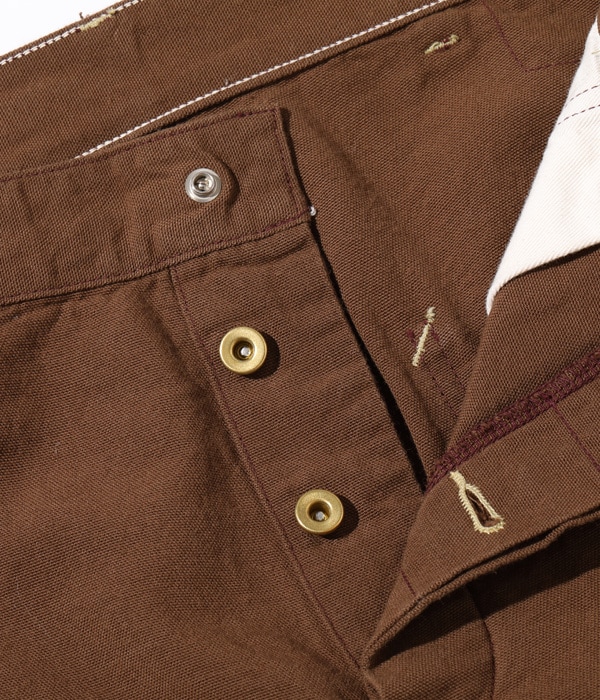 Lot No. HD42318 / HEADLIGHT 9oz. BROWN DUCK DUNGAREES