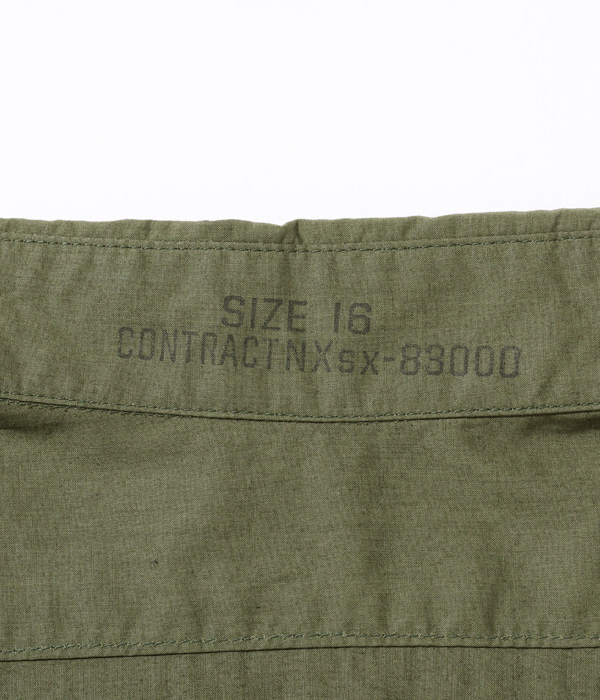 Lot No. BR38400 / UTILITY SHIRTS N-3 CONTRACT NTsx-83000 (SHORT SLEEVE)