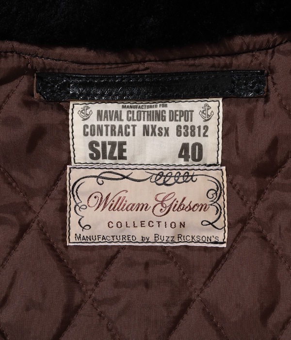 Lot No. BR80640 / WILLIAM GIBSON COLLECTION Type BLACK LEATHER N-1