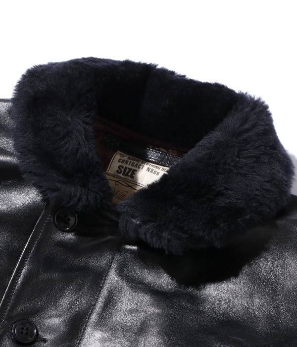 Lot No. BR80640 / WILLIAM GIBSON COLLECTION Type BLACK LEATHER N-1