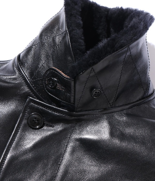 Lot No. BR80640 / WILLIAM GIBSON COLLECTION Type BLACK LEATHER N-1