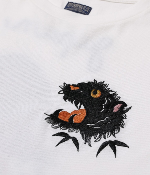 Lot No. TT78995 / SUKA T-SHIRT EMBROIDERED ��MONO-TONE TIGER��