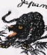 Lot No. TT78995 / SUKA T-SHIRT EMBROIDERED ��MONO-TONE TIGER��