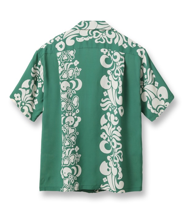 Lot No. SS39017 / RAYON HAWAIIAN SHIRT ��TAHITIAN PRINT��