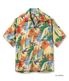 Lot No. SS39426 / RAYON HAWAIIAN SHIRT SWALLOW WILDLY FLUTTERING
