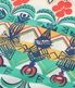 Lot No. SS39504 / COTTON BROAD OPEN SHIRT TROPICAL WOODCUT