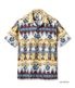 Lot No. SS39504 / COTTON BROAD OPEN SHIRT TROPICAL WOODCUT