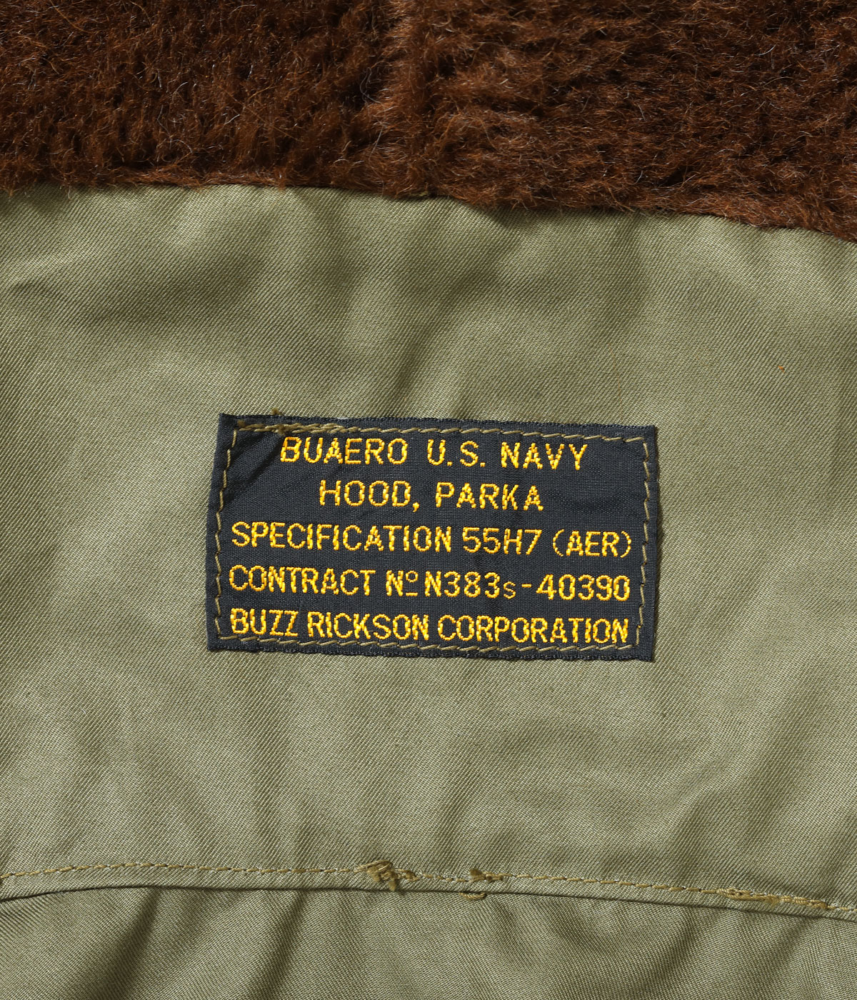 Lot No. BR15758 / Type AW-1 ��BUZZ RICKSON CORPORATION��