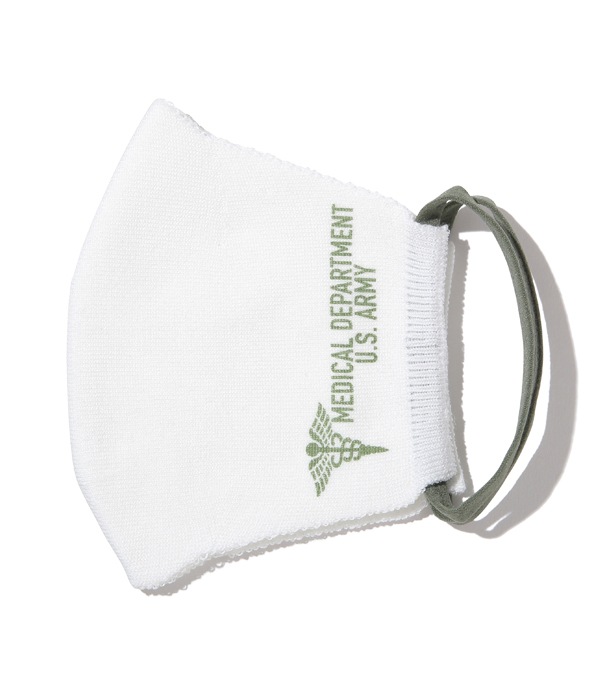 Lot No. BR02692-101 / FACE MASK ��MEDICAL DEPARTMENT U.S.ARMY�� (WHITE)