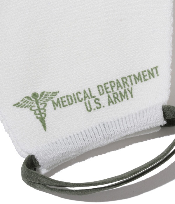 Lot No. BR02692-101 / FACE MASK ��MEDICAL DEPARTMENT U.S.ARMY�� (WHITE)