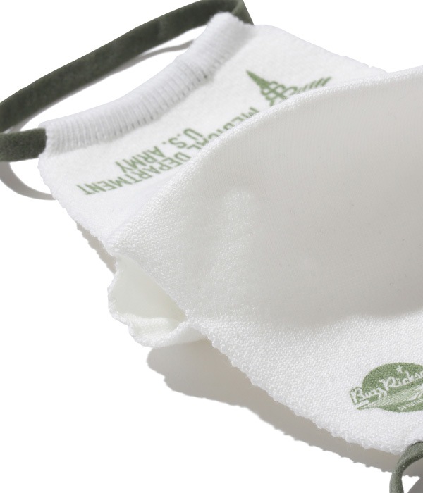 Lot No. BR02692-101 / FACE MASK ��MEDICAL DEPARTMENT U.S.ARMY�� (WHITE)