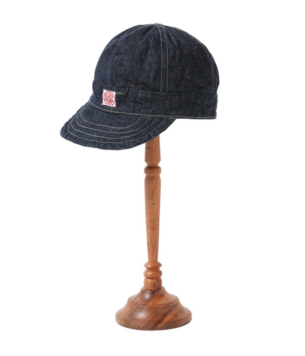 Lot No. HD02693 / HEAD LIGHT 9.5oz. SPECIAL WEAVE DENIM 6-PANELS WORK CAP