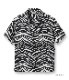 Lot No. SH38877 / HIGH DENSITY RAYON OPEN SHIRT ��ZEBRA��