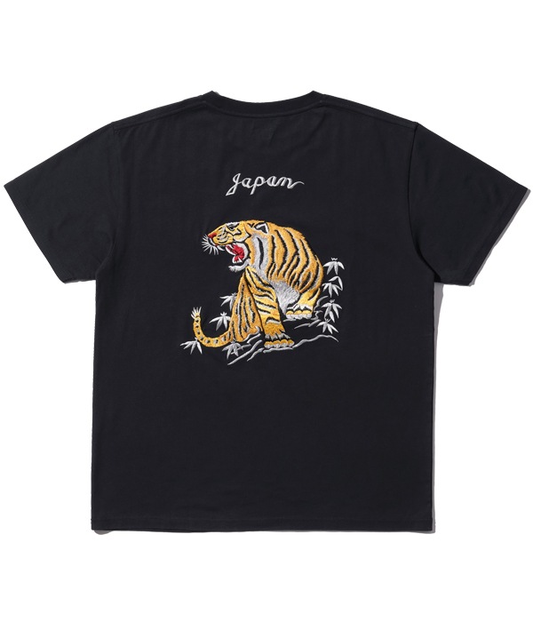 Lot No. TT78996 / SUKA T-SHIRT EMBROIDERED ��GOLD TIGER��