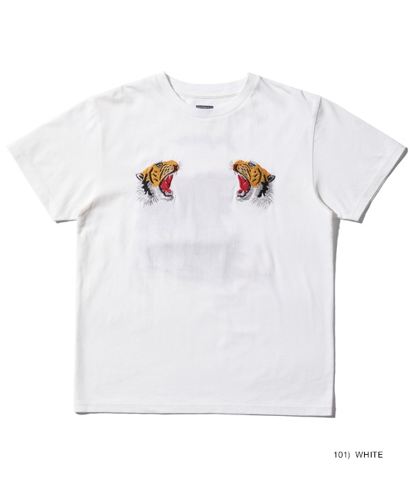Lot No. TT78996 / SUKA T-SHIRT EMBROIDERED ��GOLD TIGER��